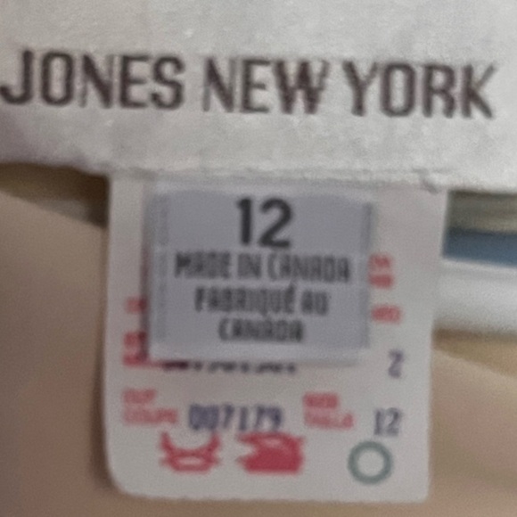 JONES NEW YORK Women's Skirt Blouse Suit 2 Piece Set Classic Minimalist Neutral - Picture 11 of 14